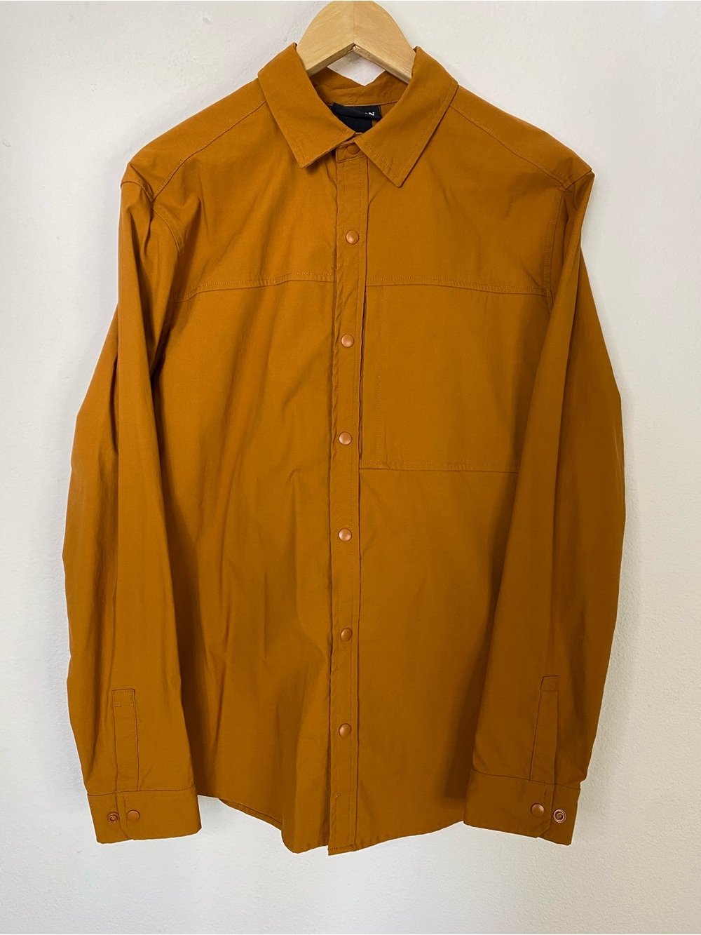 Burton Durable Goods Burnt Orange Ridge Utility Long Sleeve Shirt M Hiking Camp